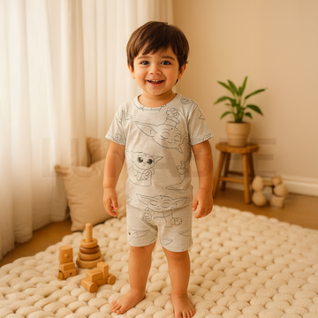 3-4 years Printed co ord set