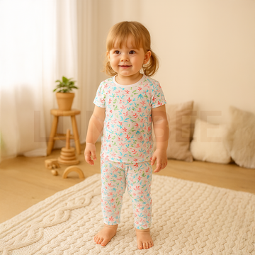 Leaf printed co ord set