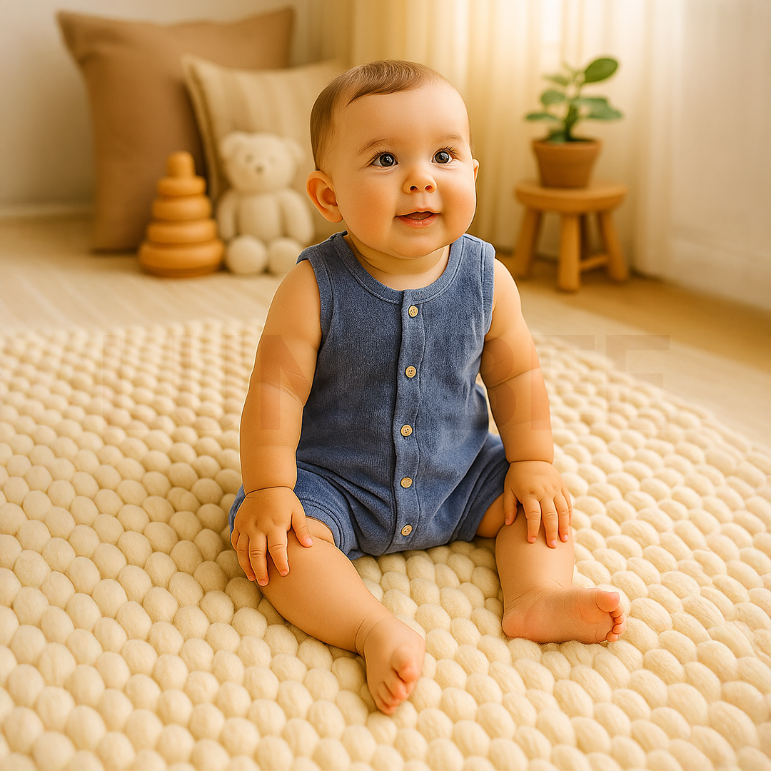 CHARCOAL BLUE VELVET JUMPSUIT