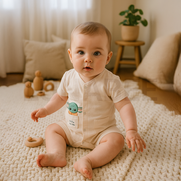 BEIGE PRINTED JUMPSUIT