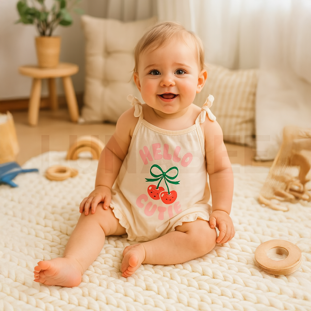 IVORY HELLO CUTIE PRINTED JUMPSUIT