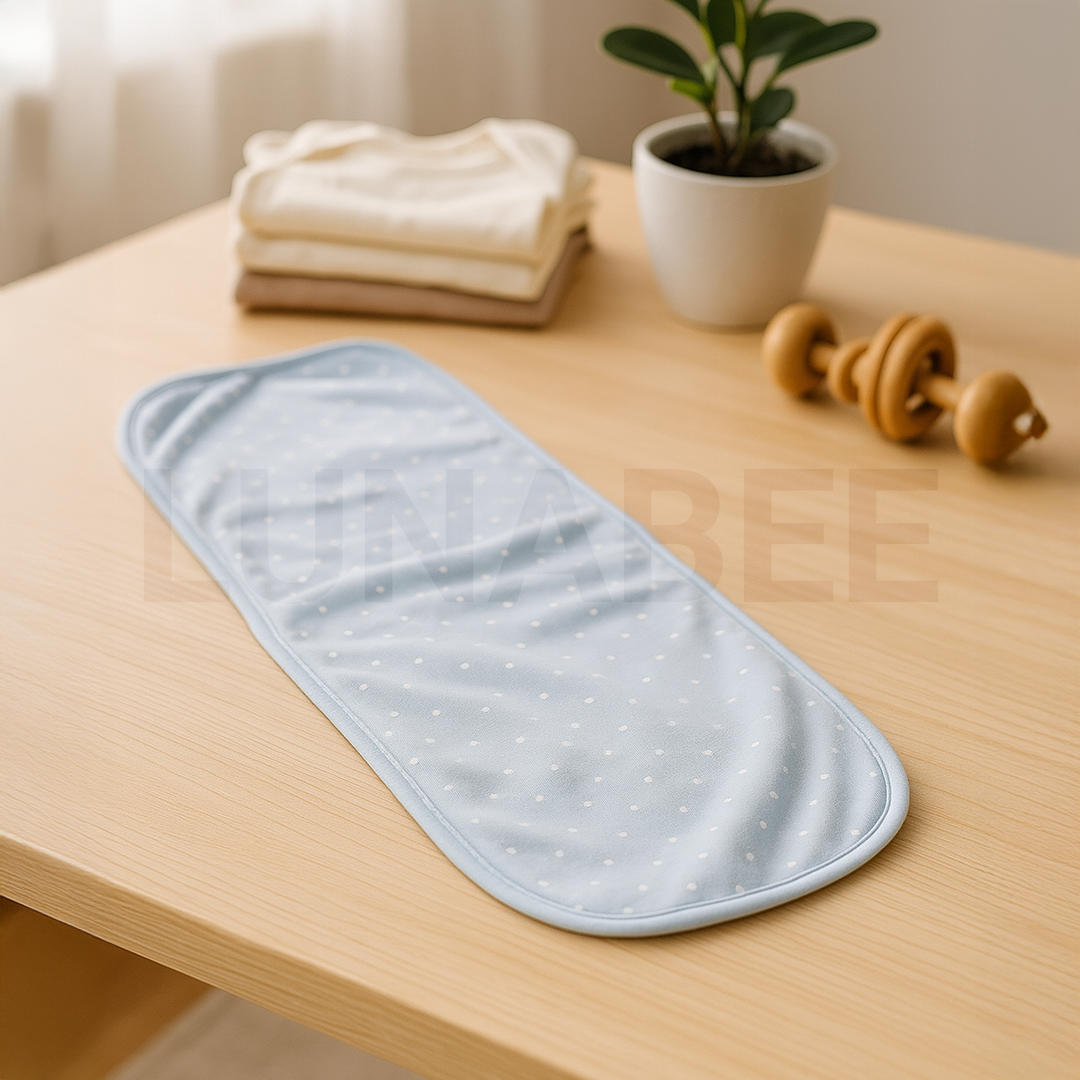 BLUE STAR PRINTED BURP CLOTH