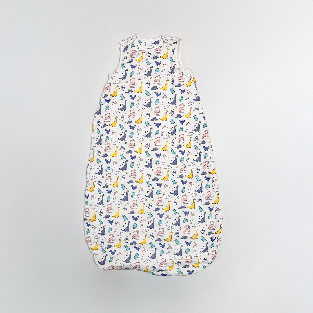 MULTICOLOUR DINO PRINTED SLEEPING BAG