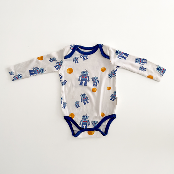 BLUE ROBOT ONESIE