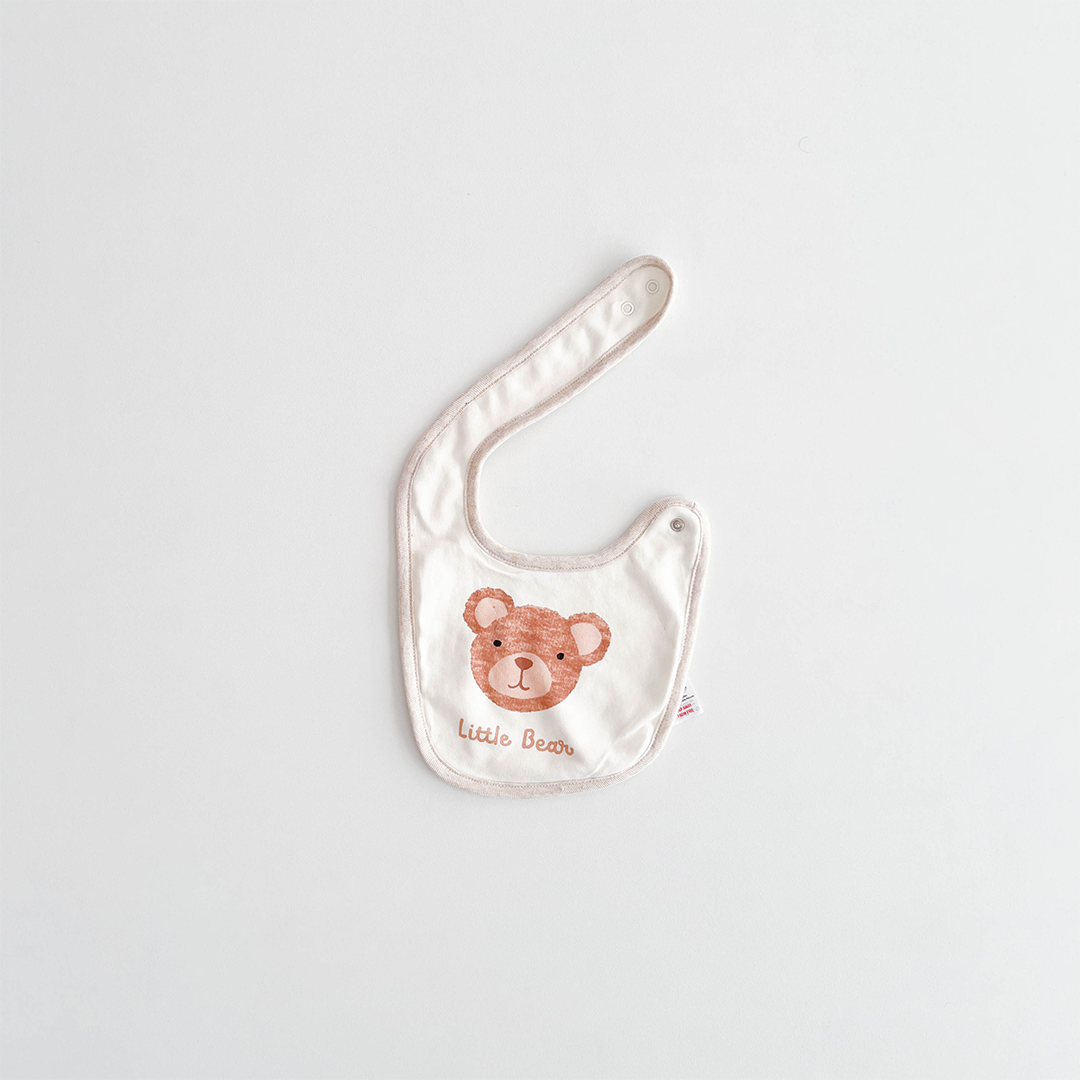 LITTLE BEAR COTTON BIB