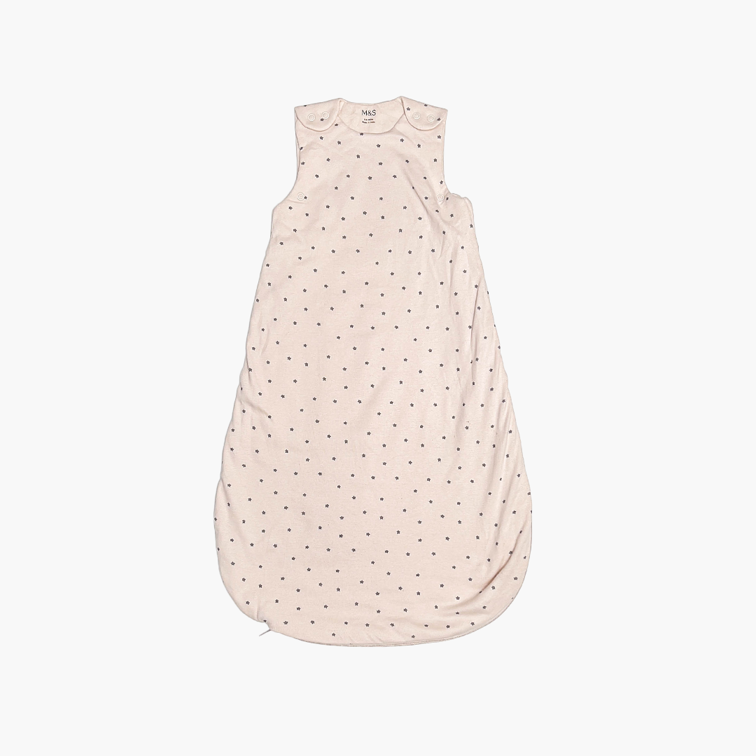 BEIGE STAR PATTERNED SLEEPING BAG