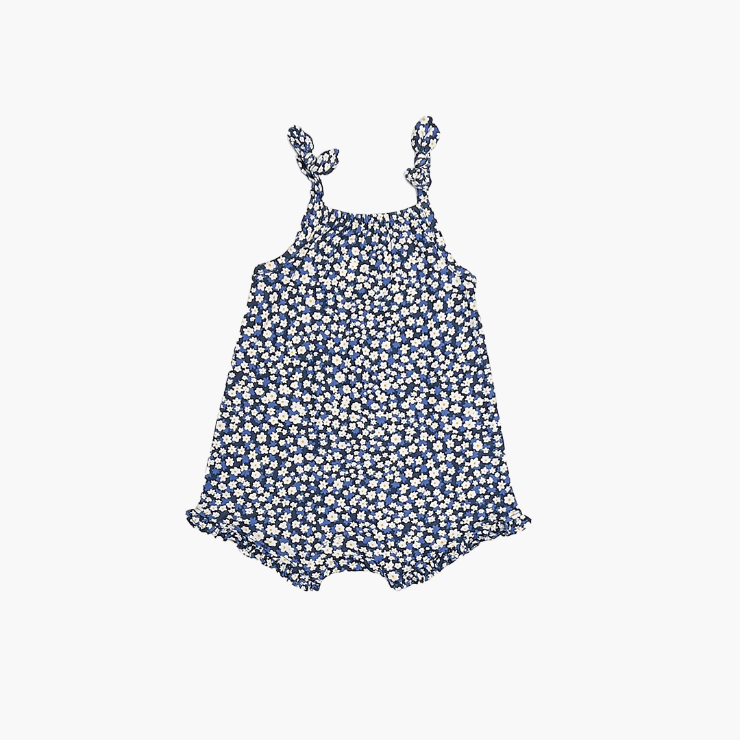 NAVY BLUE FLORAL JUMPSUIT