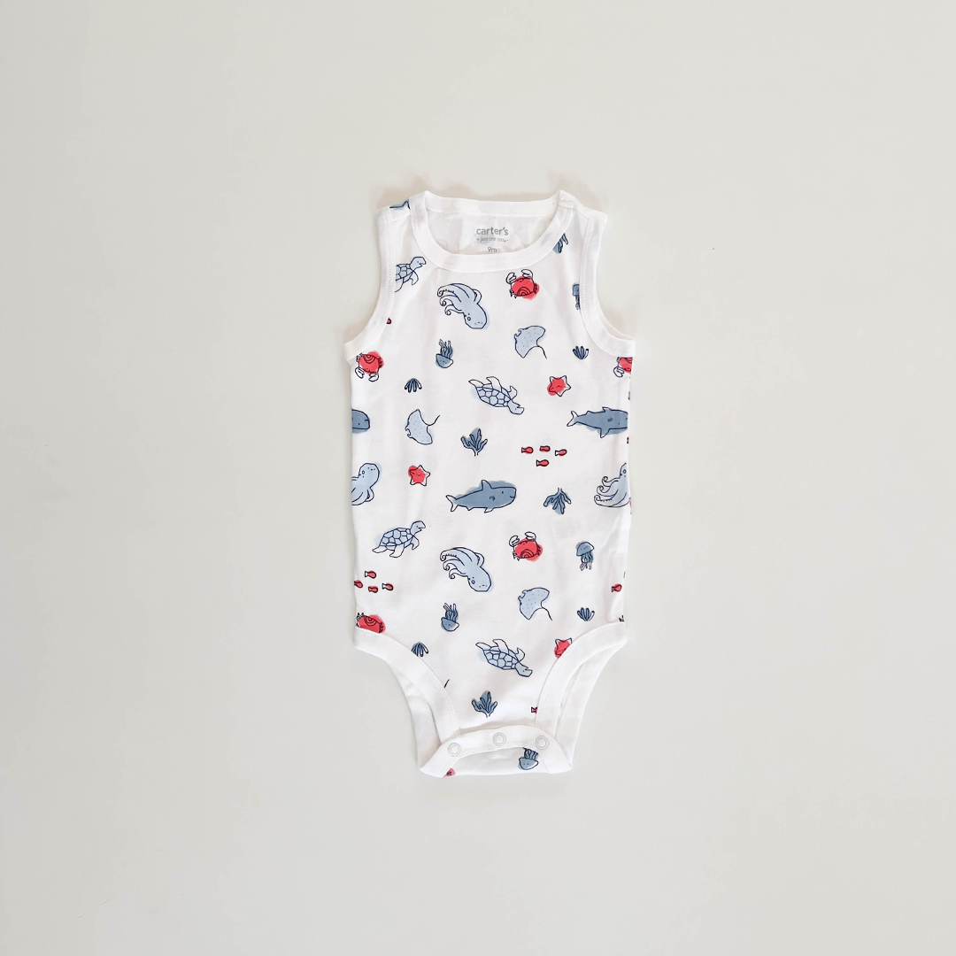 SEA PRINTED ONESIE