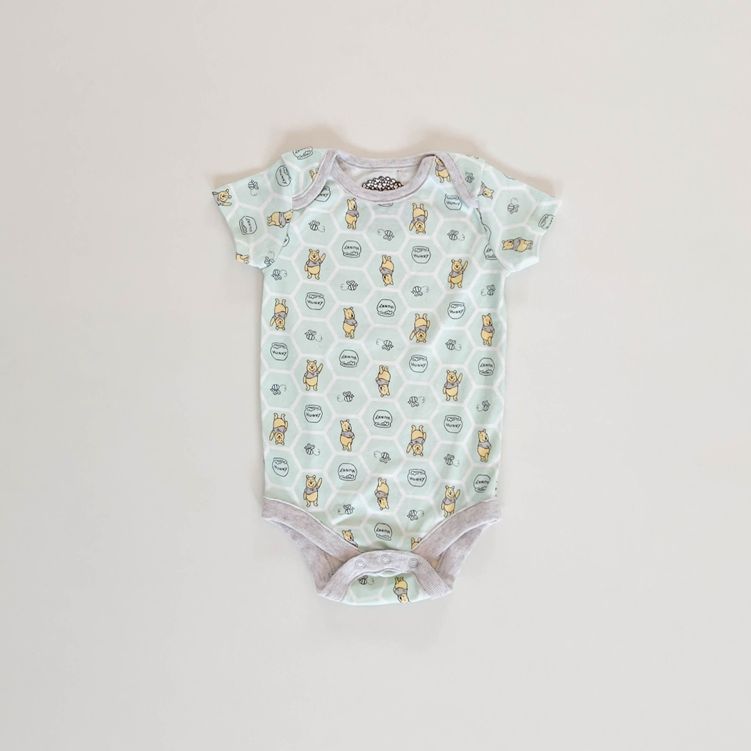 MINT GREEN POOH ONESIE
