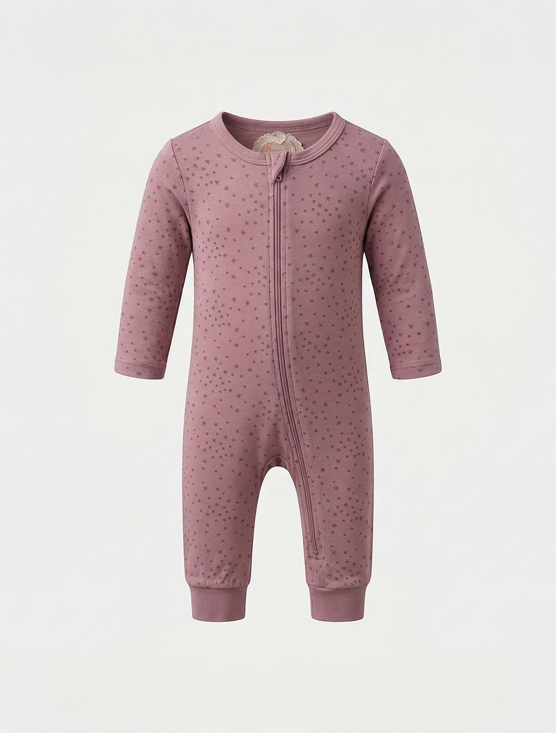 PINK STAR PATTERNED ROMPER