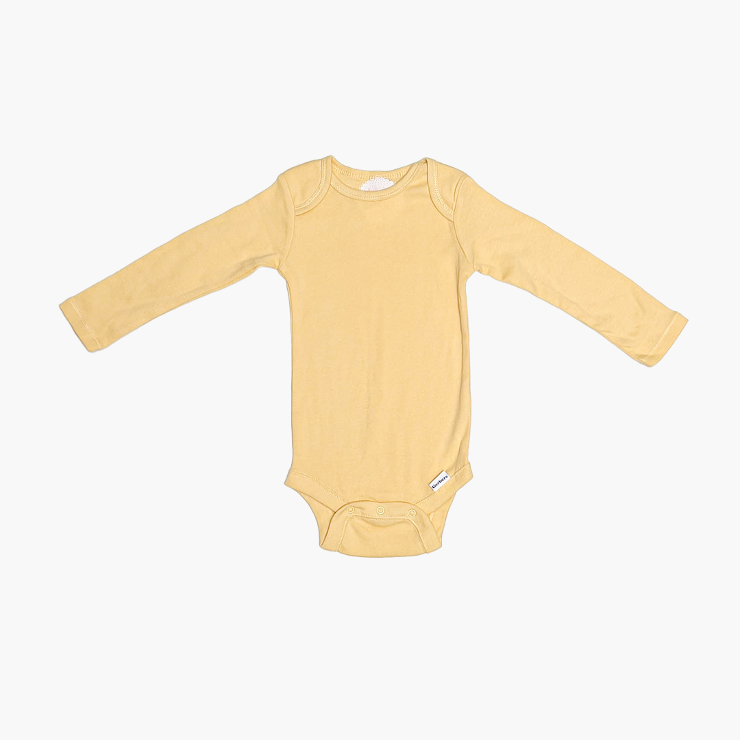 YELLOW PLAIN FULLSLEEVE ONESIE