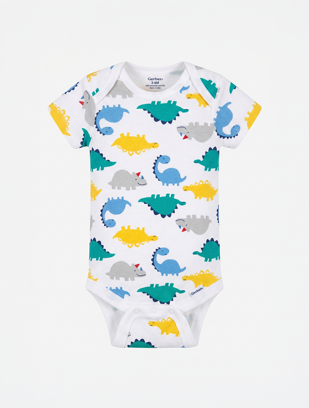 DINO PRINTED ONESIE