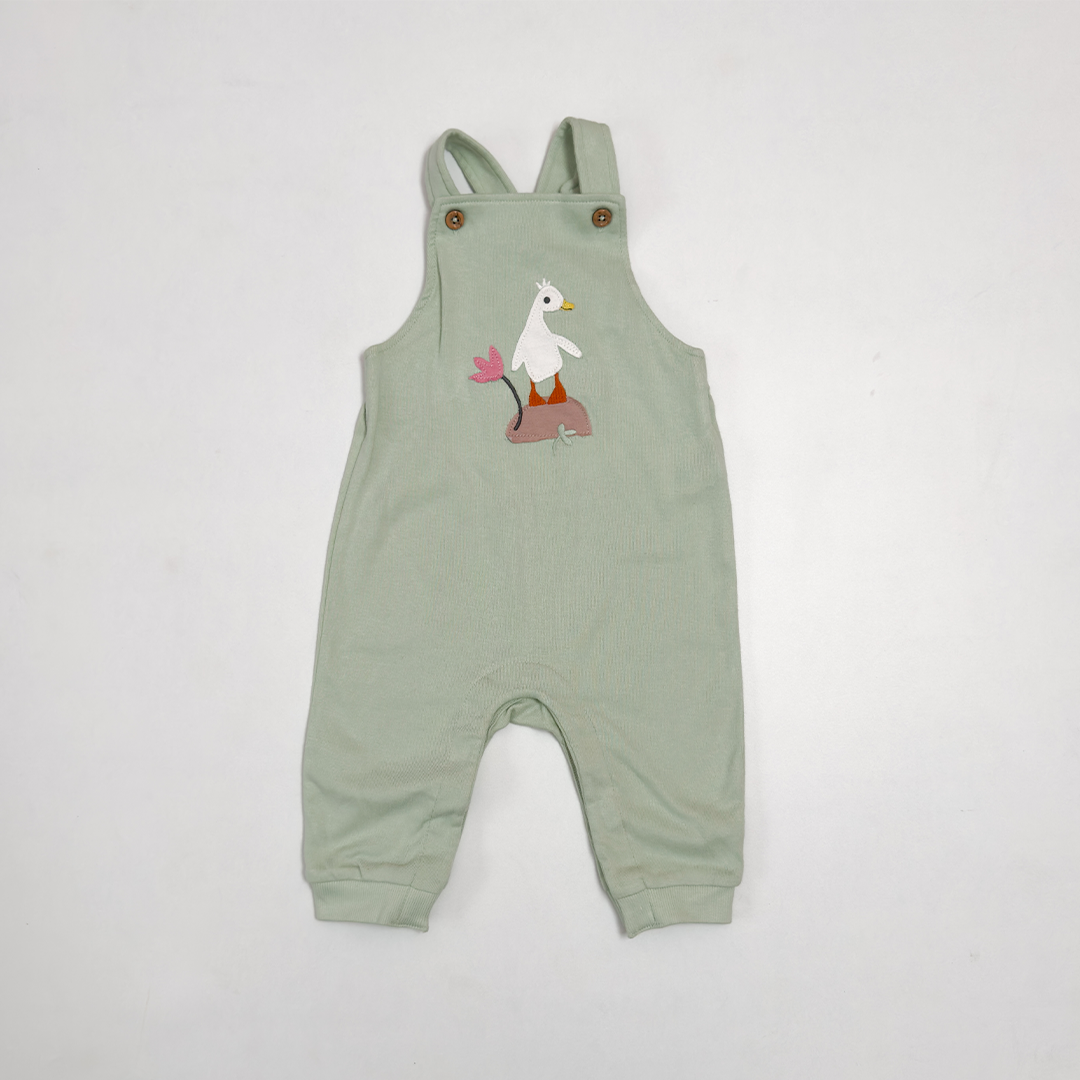 SAGE GREEN DUCK DUNGAREE