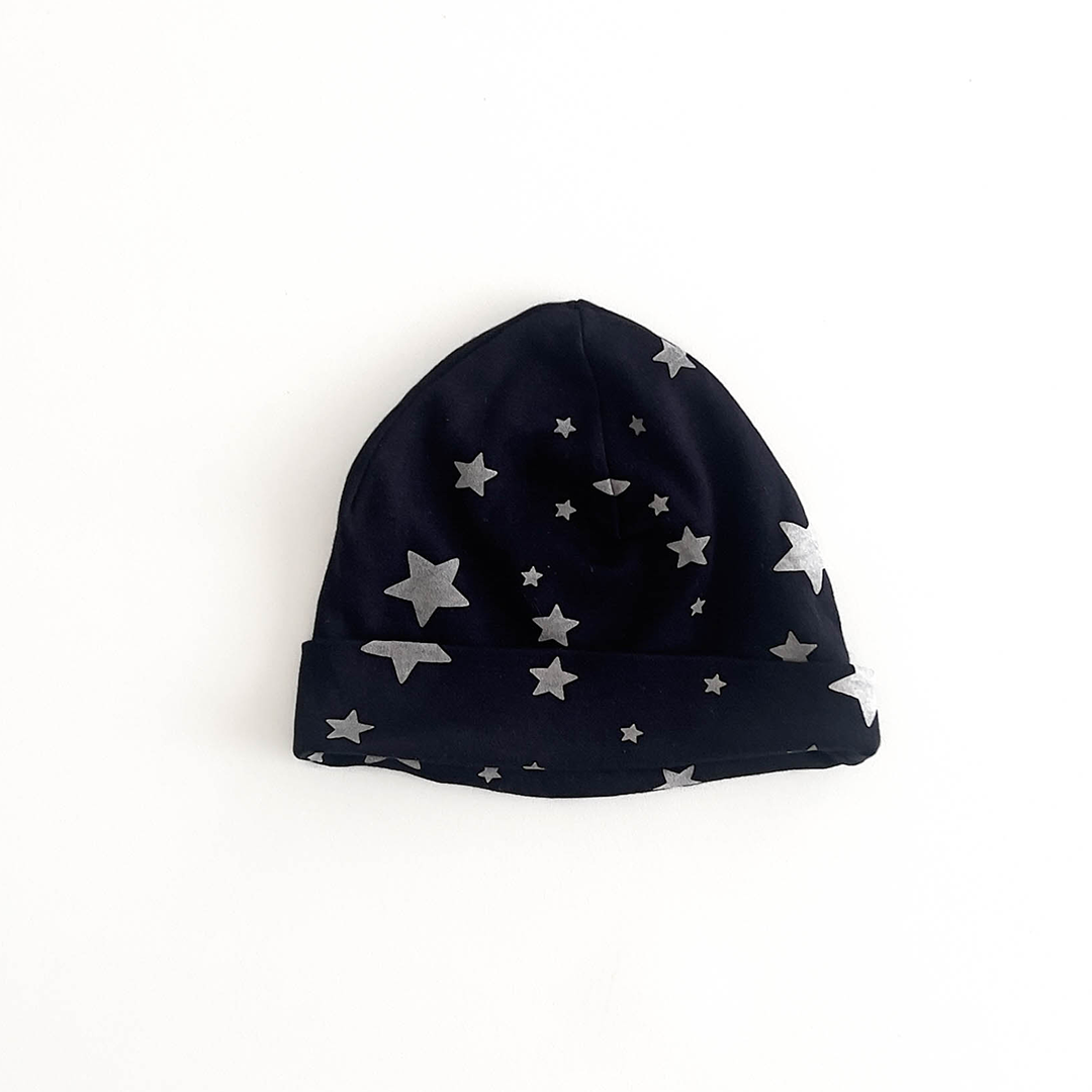 BLACK STAR PRINTED CAP