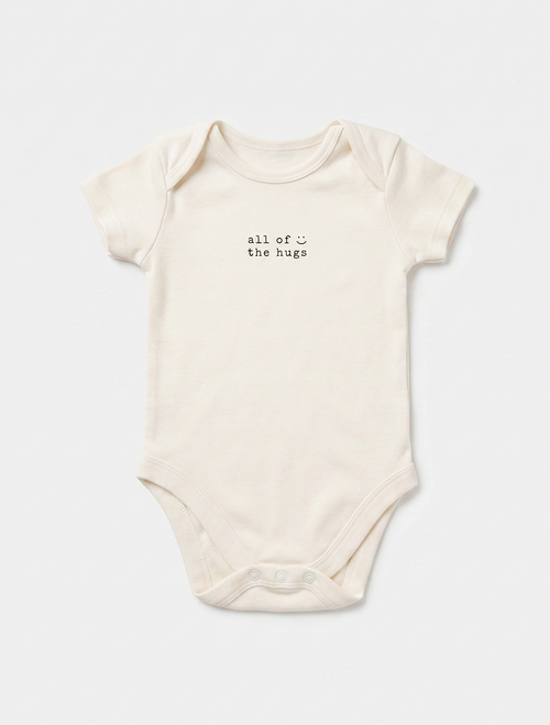 OFF WHITE PRINTED ONESIE