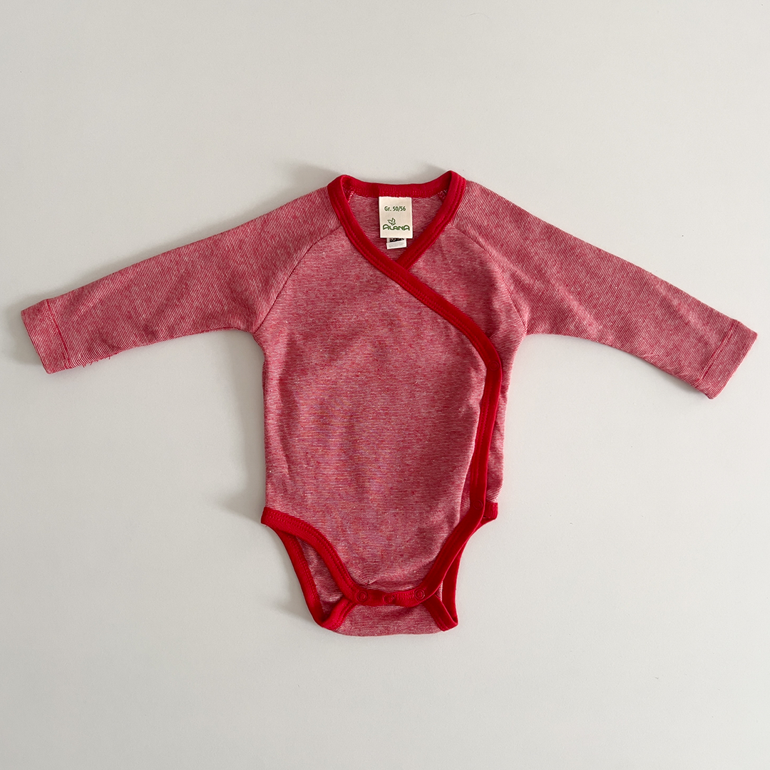 Red wrap onesie