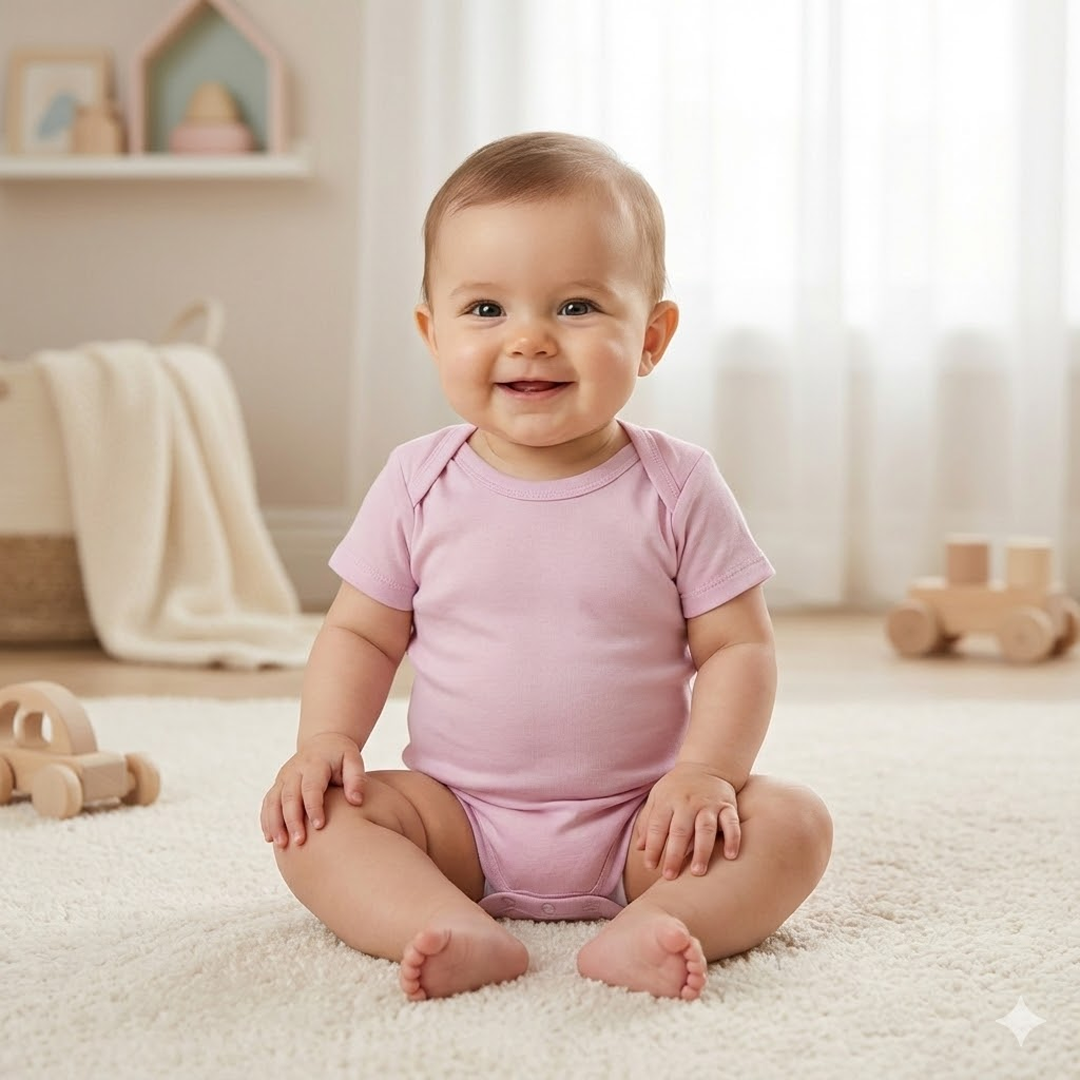 LAVENDER SOLID COLOUR ONESIE