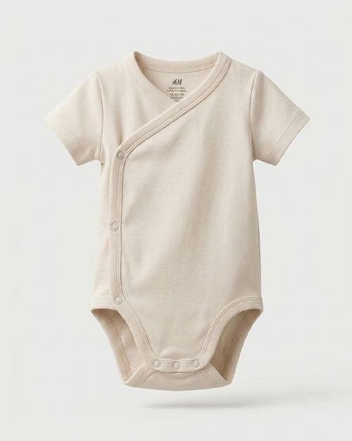 Off white wrapover onesie