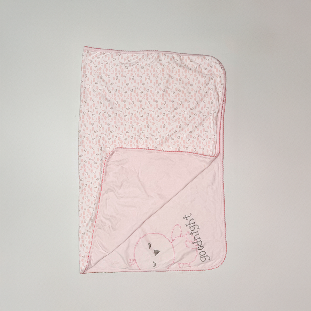 PINK SWADDLING BABY BLANKET