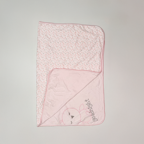 PINK SWADDLING BABY BLANKET