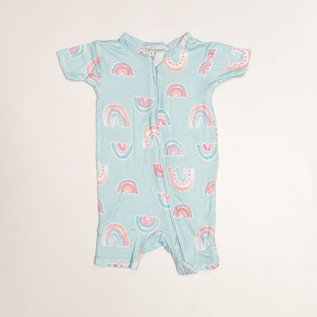 BLUE RAINBOW VISCOUS JUMPSUIT