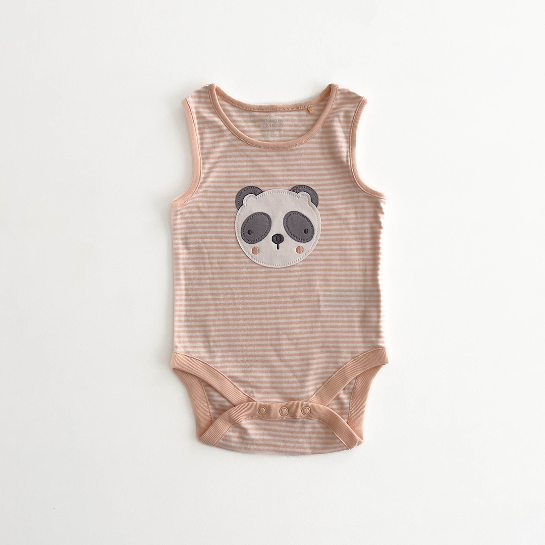 NEXT BABY PANDA SLEEVLESS ONESIE