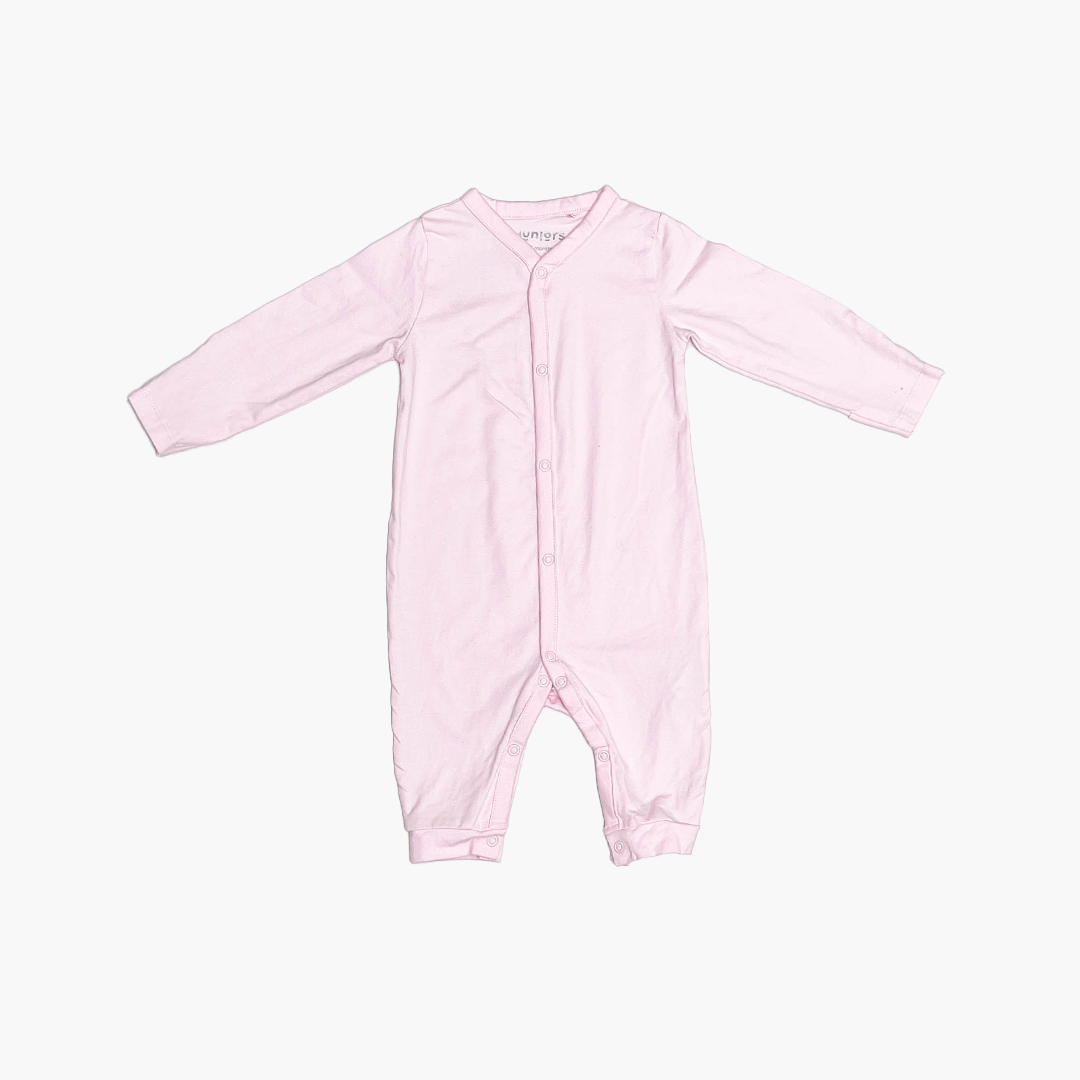 PINK BITTON PLAIN ROMPER