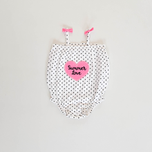 BLACK POLKA DOTTED ONESIE