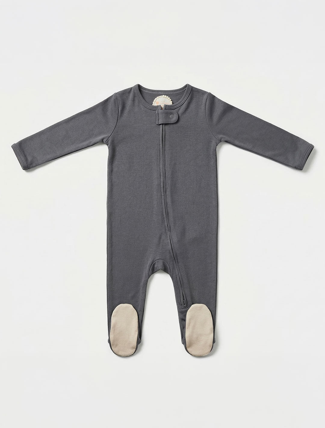 GREY PLAIN SLEEPSUIT