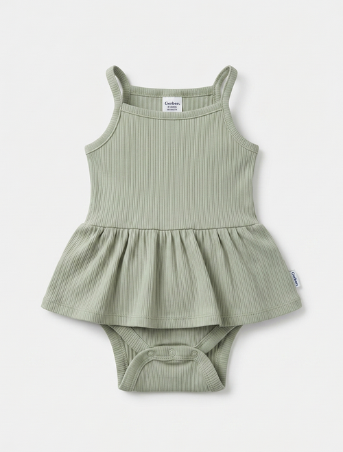 SAGE GREEN POINTELLE SUNSUIT