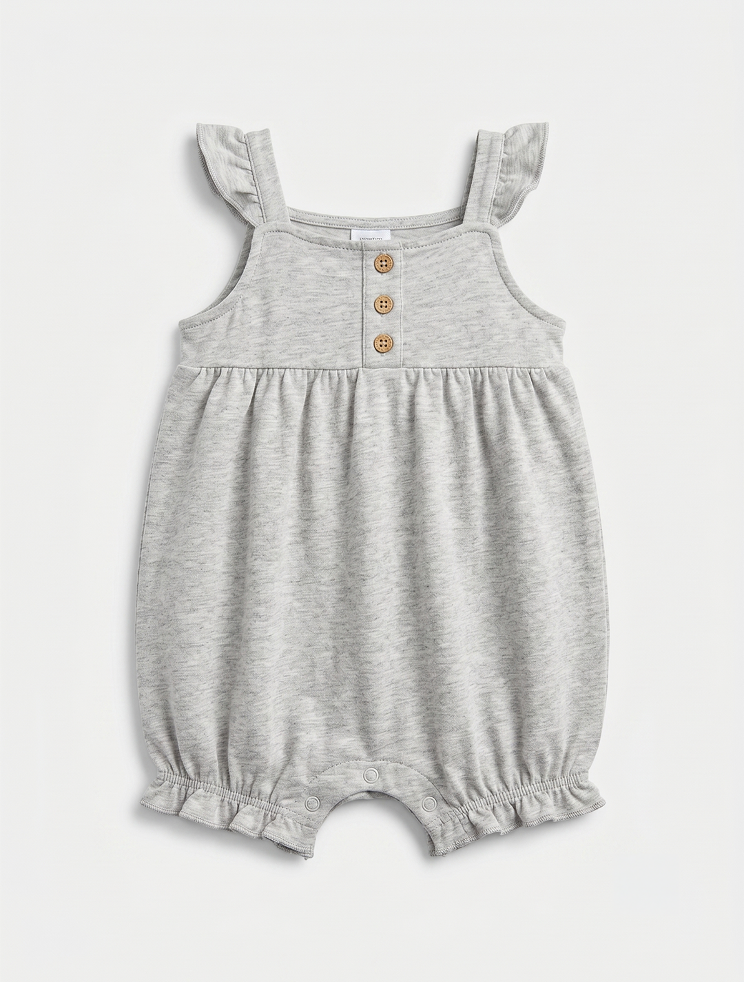 Grey fancy girls jumpsuit