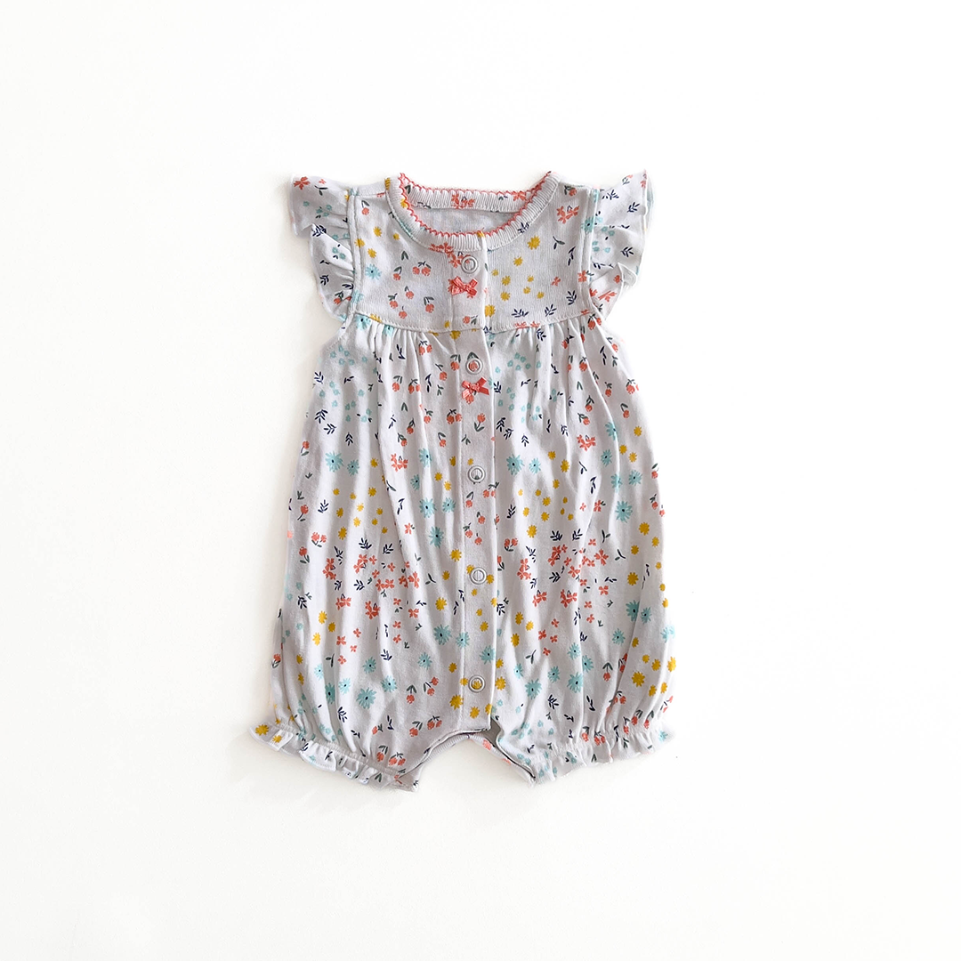 WHITE FLORAL PRINT JUMPSUIT
