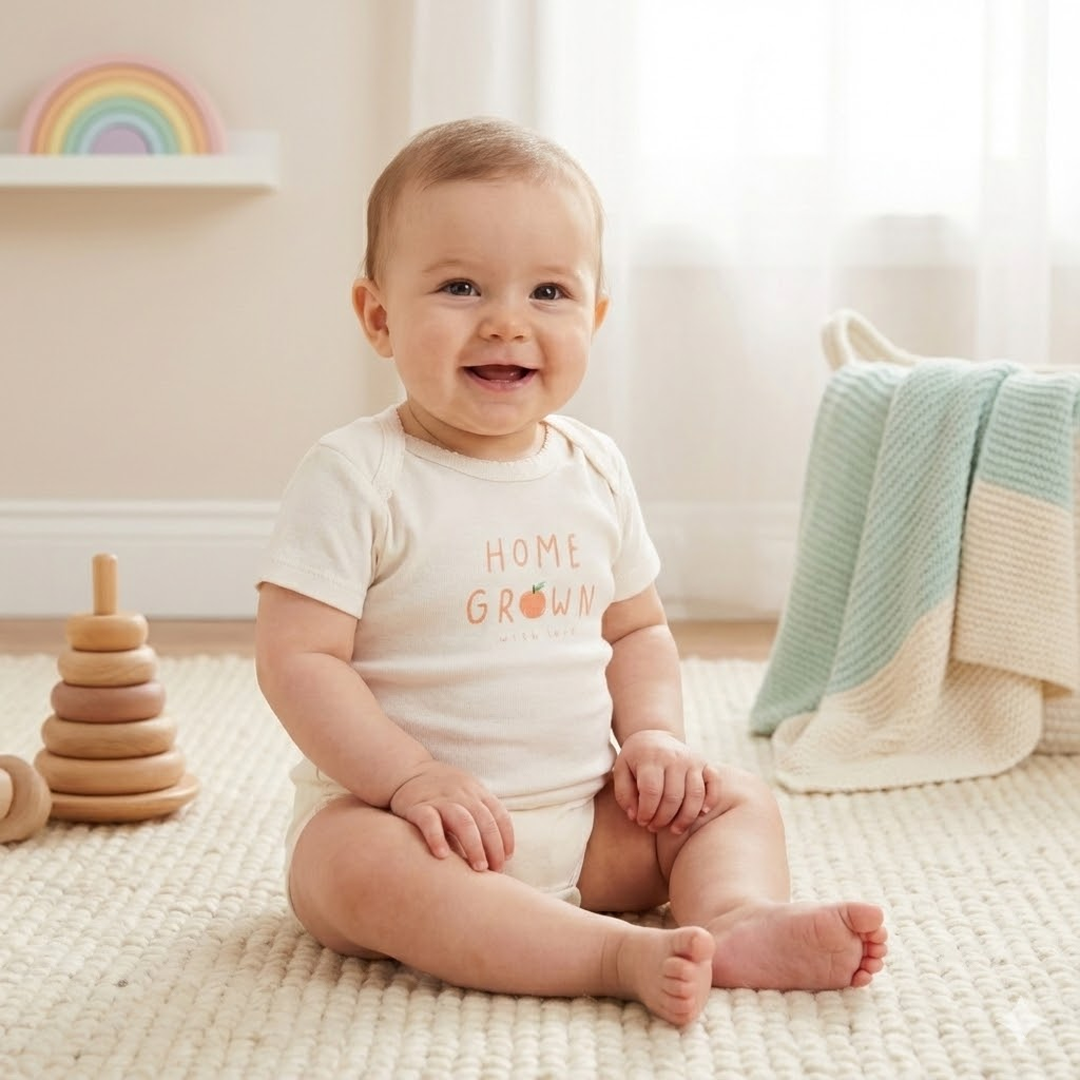 HOME GROWN PRINTED ONESIE