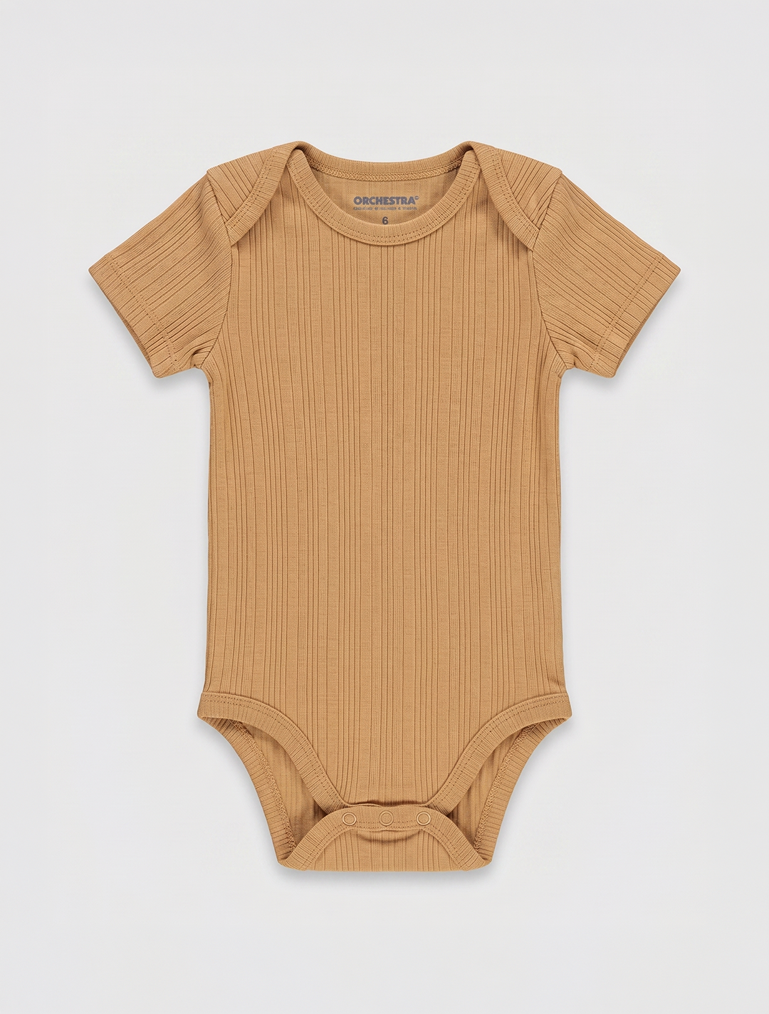 YELLOW RIBBED ONESIE