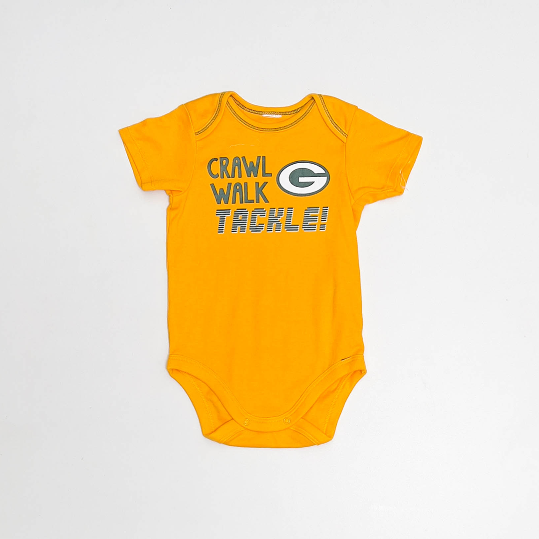 YELLOW PRINTED ONESIE