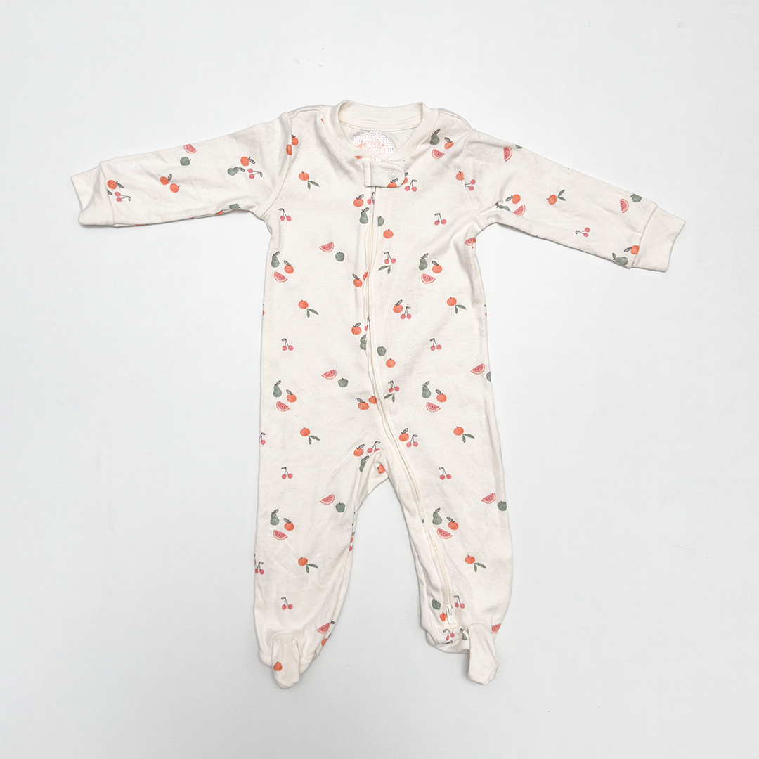 FRUIT PRINTED SLEEPSUIT
