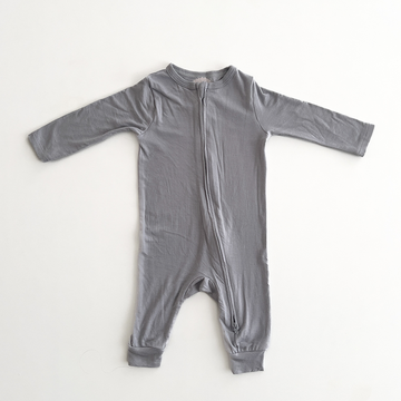 LIGHT GREY PLAIN ROMPER