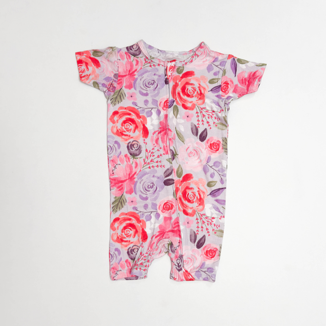 PINK FLORAL VISCOUS JUMPSUIT