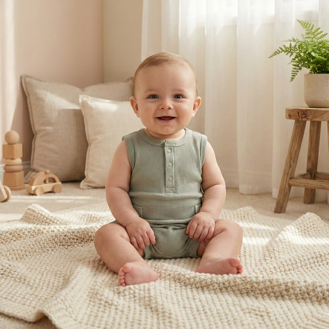 SAGE GREEN KNITTED JUMPSUIT