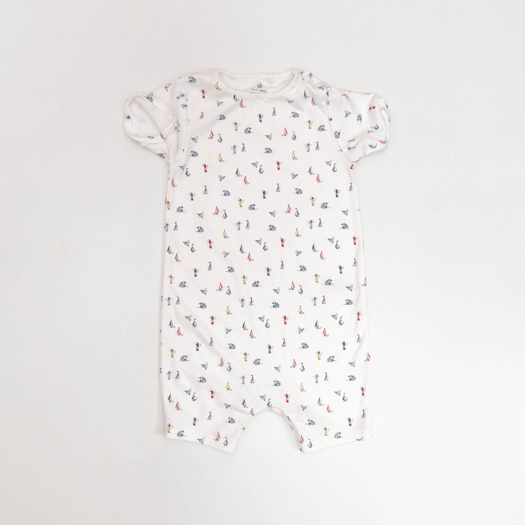 WHITE PRINTED JUMPSUIT
