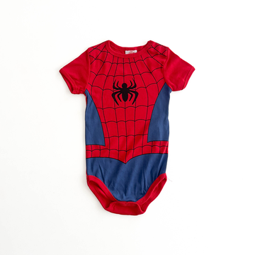 SPIDERMAN PATTERNED  ONESIE