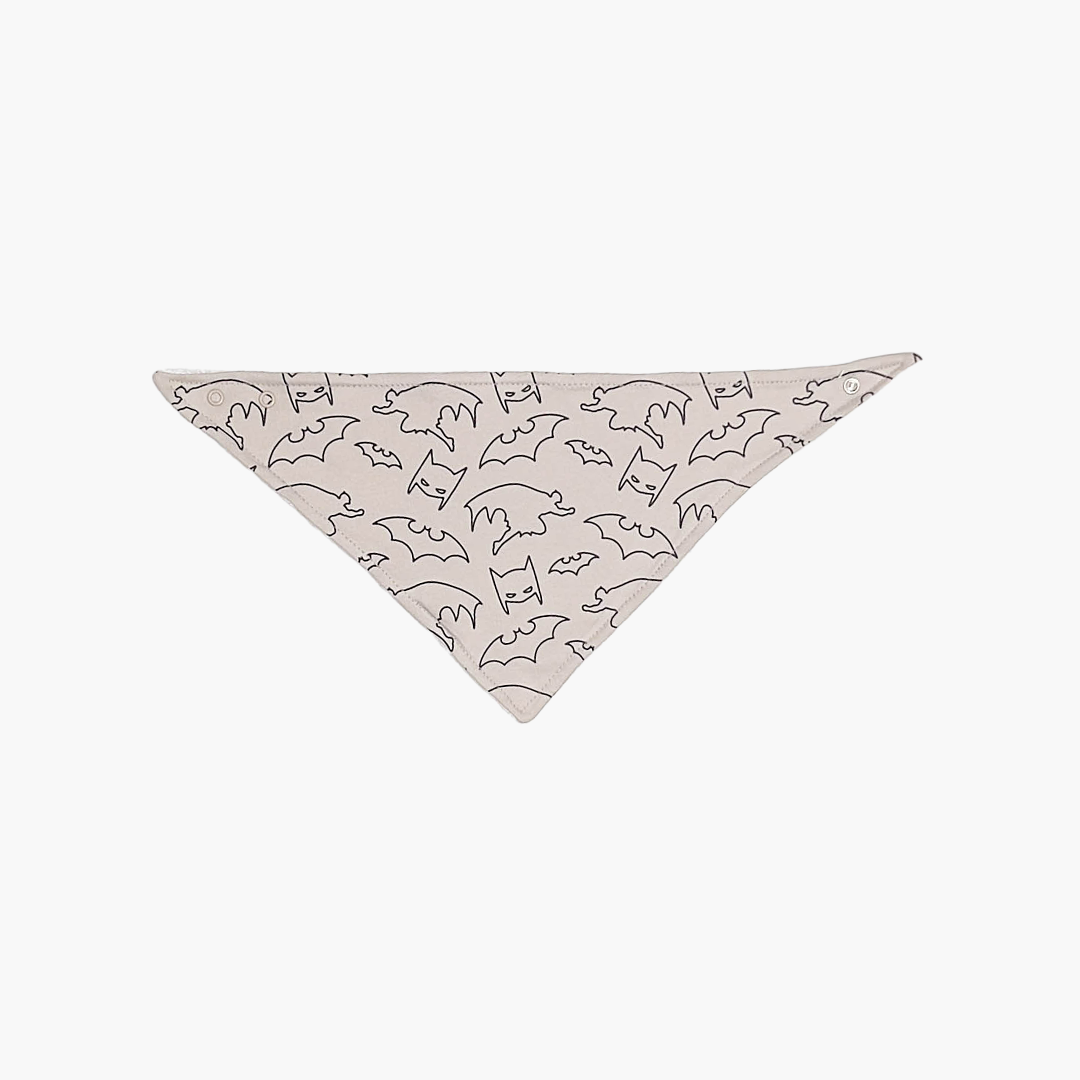 BATMAN PATTERNED BANDANA BIBS