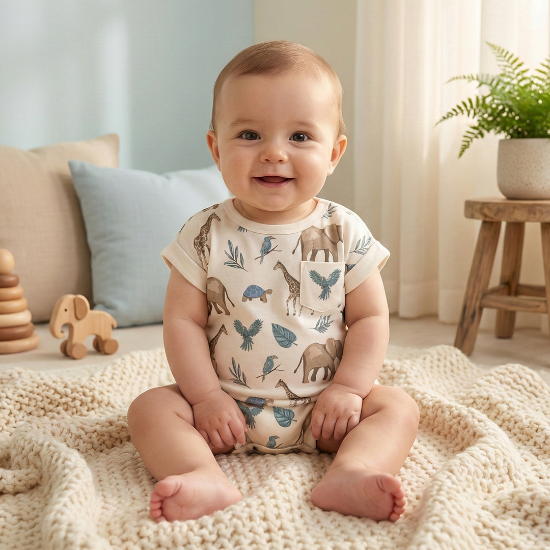 ANIMAL PRINTED JUMPSUIT