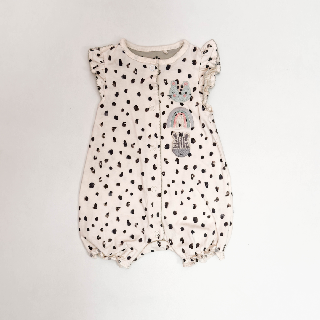OFF WHITE PRINTED JUMPSUIT