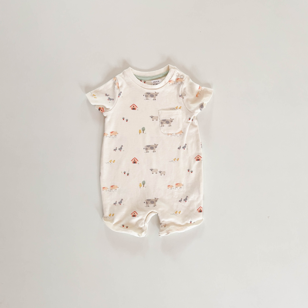 OFF WHITE PRINTED JUMPSUIT