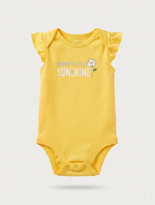 Yellow sunshine onesie