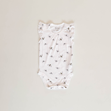 BEE PATTERNED ONESIE
