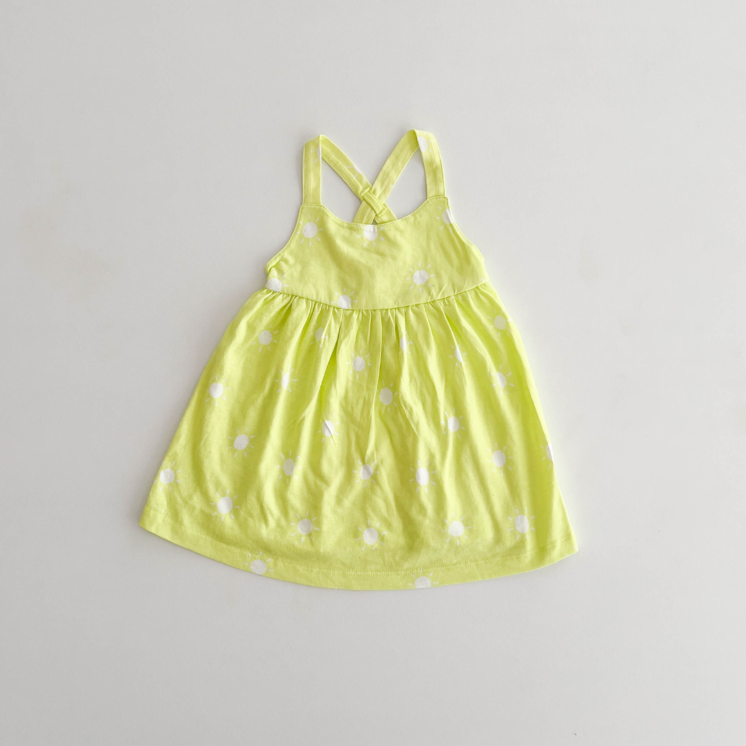 CARTER'S FLUORESCENT CROSS SLEEVE FROCK