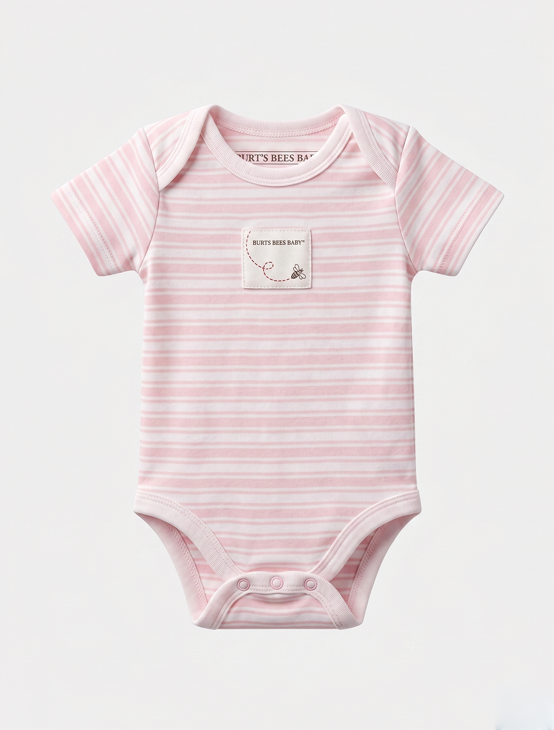 PINK WHITE STRIPED ONESIE