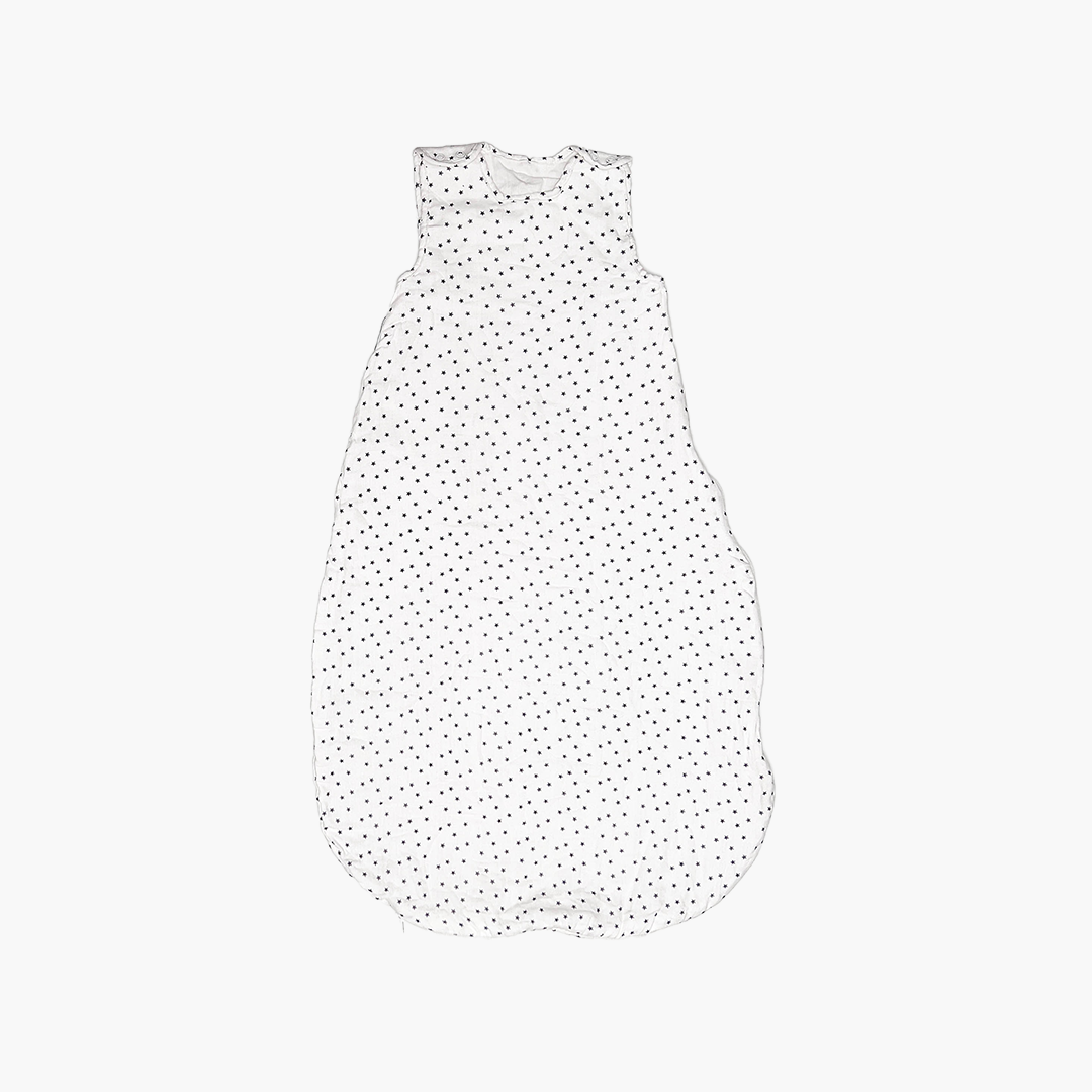WHITE STAR PRINTED MUSLIN SLEEPING BAG